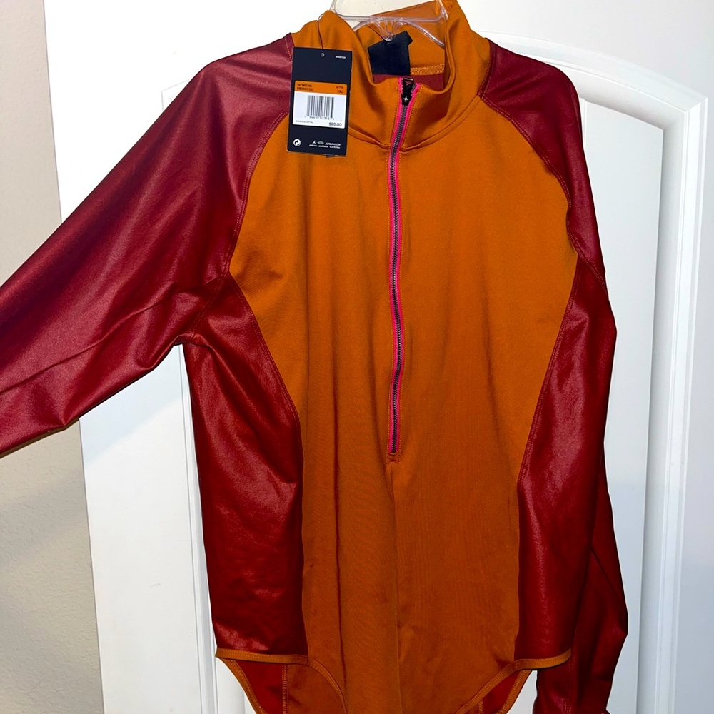 2 piece Michael Jordan leather arms and pant suit. Made by Nike.
